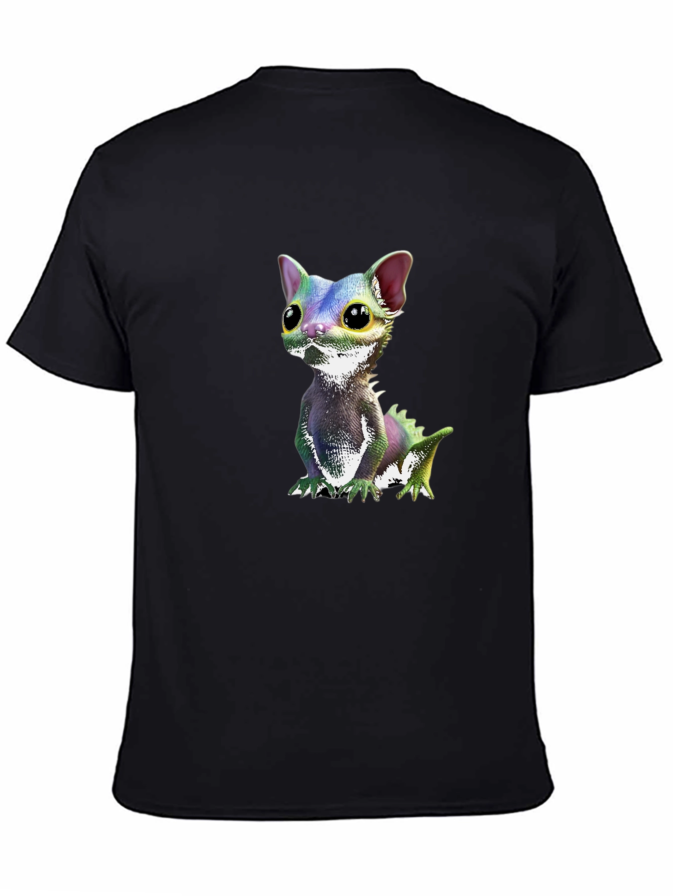Cute Dragon Kitten Graphic Tee