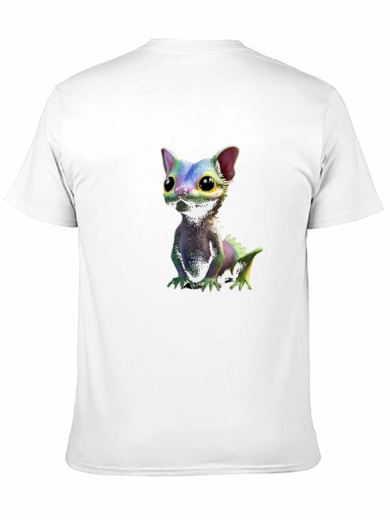 Cute Dragon Kitten Graphic Tee