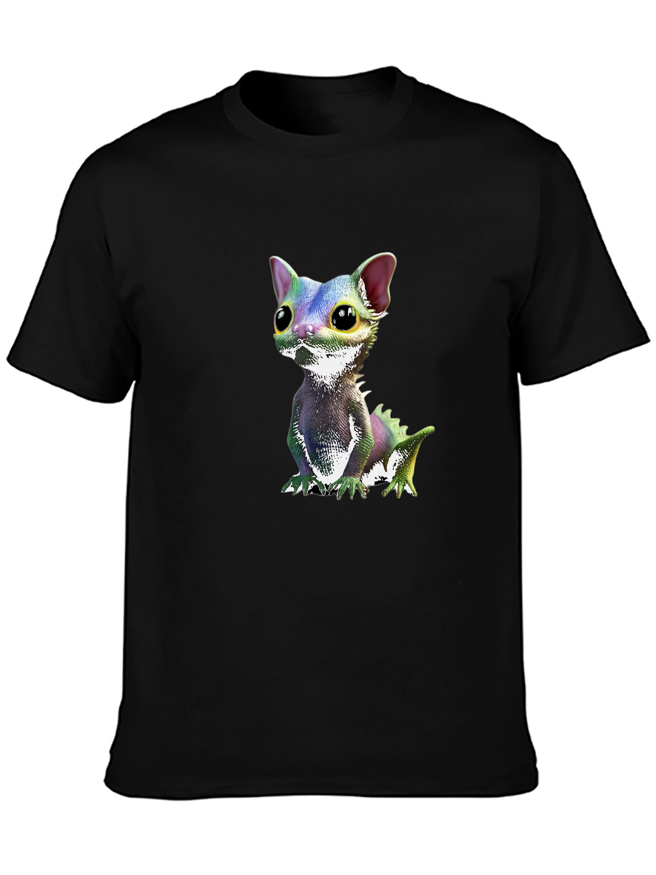 Cute Dragon Kitten Graphic Tee