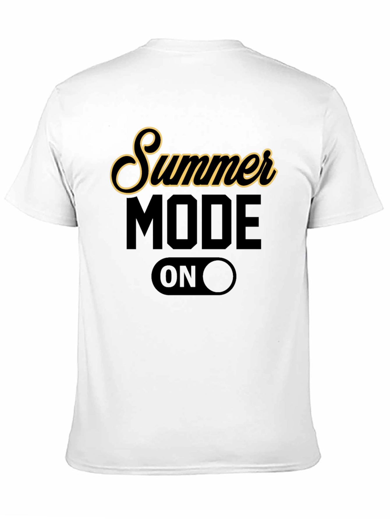 Summer Mode On Graphic T-Shirt - Black