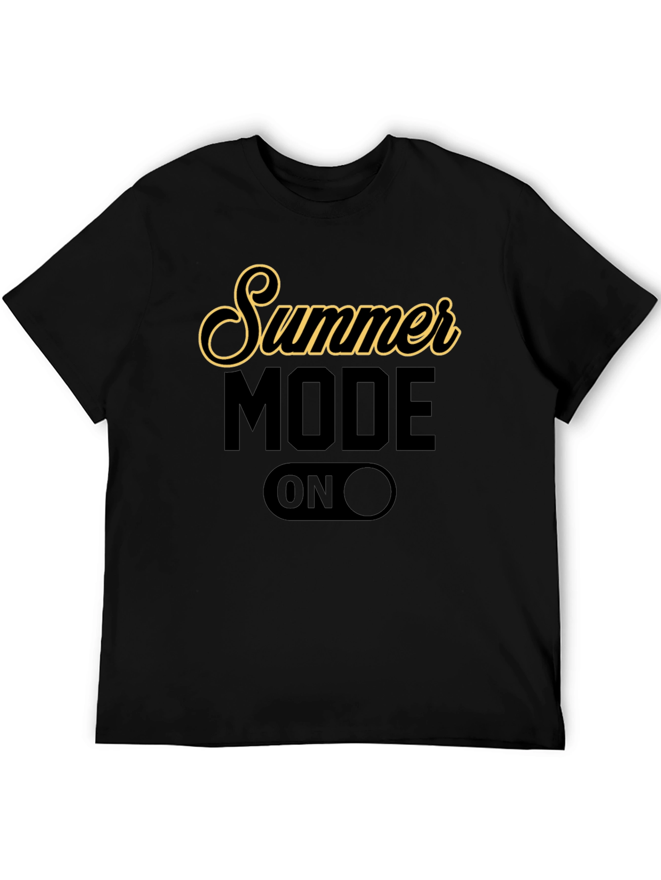 Summer Mode On Graphic T-Shirt - Black