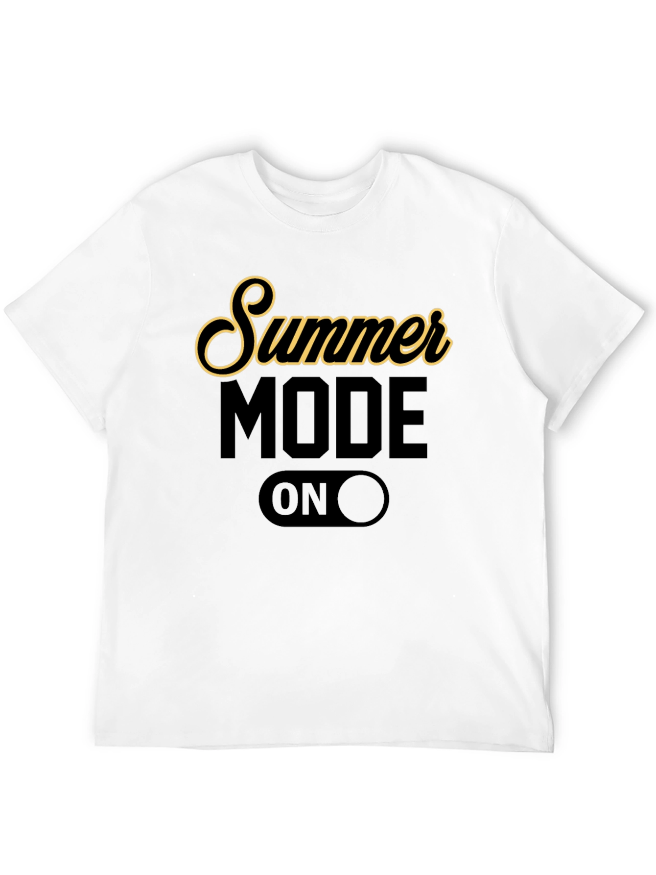 Summer Mode On Graphic T-Shirt - Black