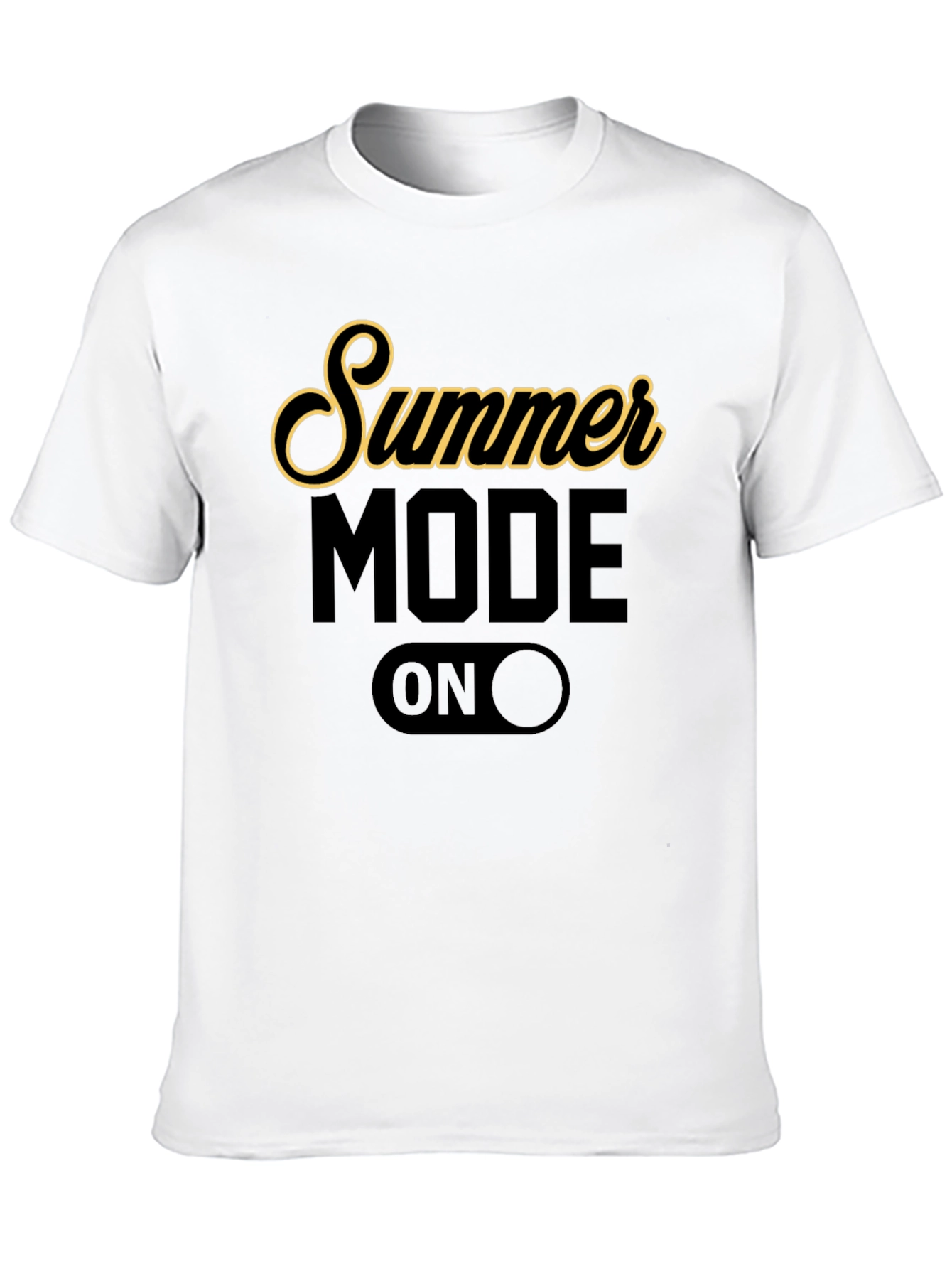 Summer Mode On Graphic T-Shirt - Black