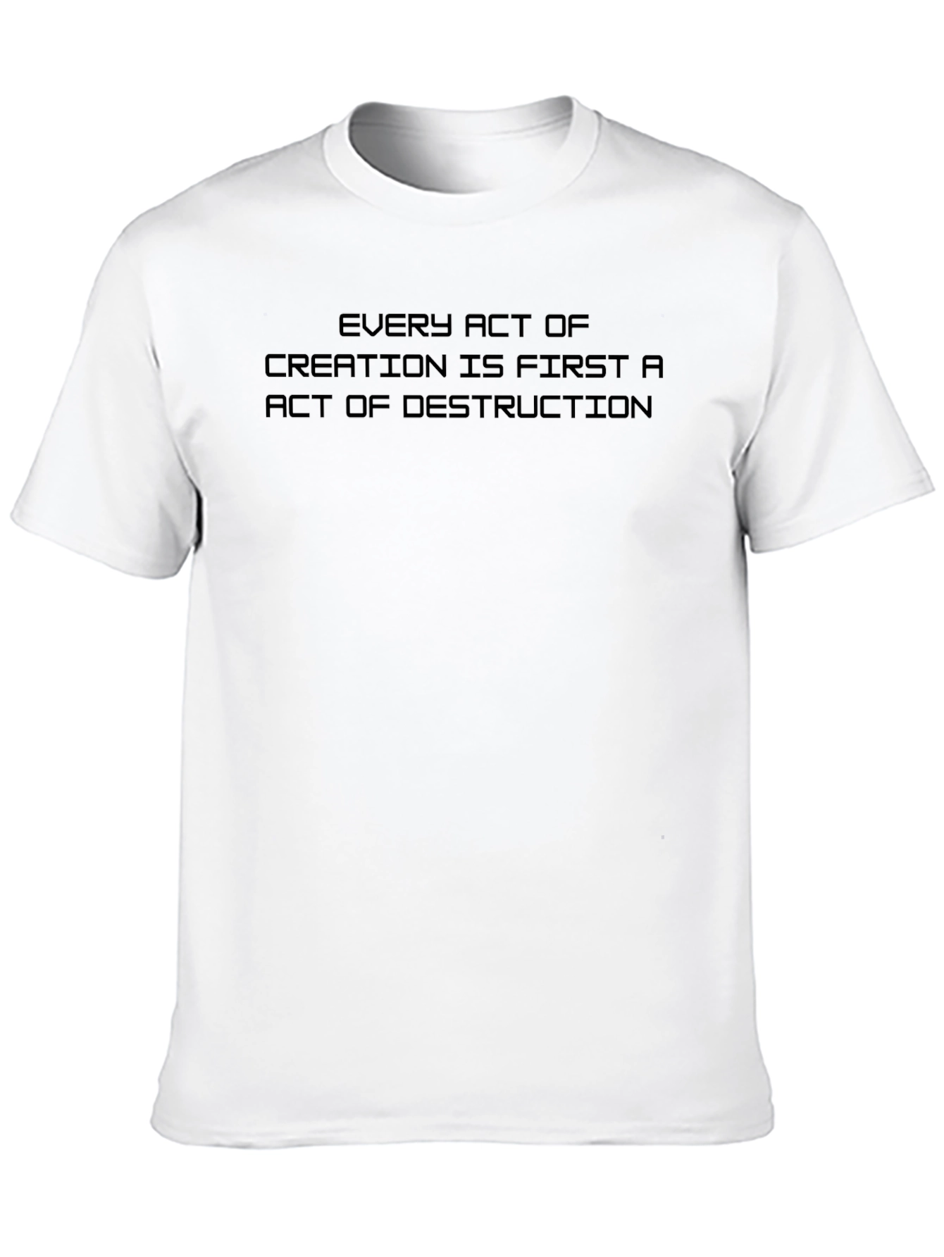 Every Act Black Graphic Tee