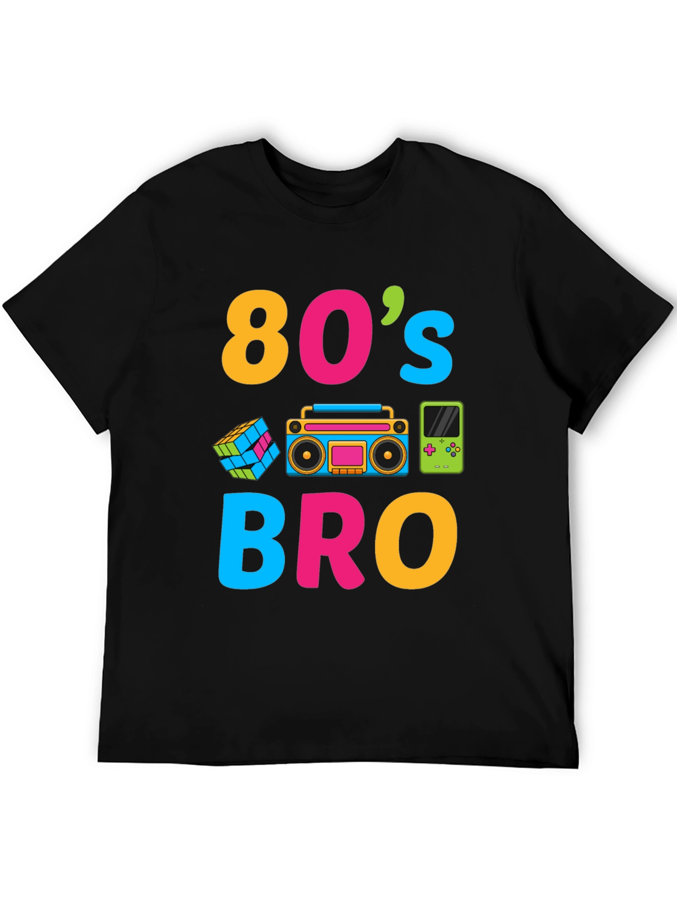 80s Bro Graphic Tee - Retro Style
