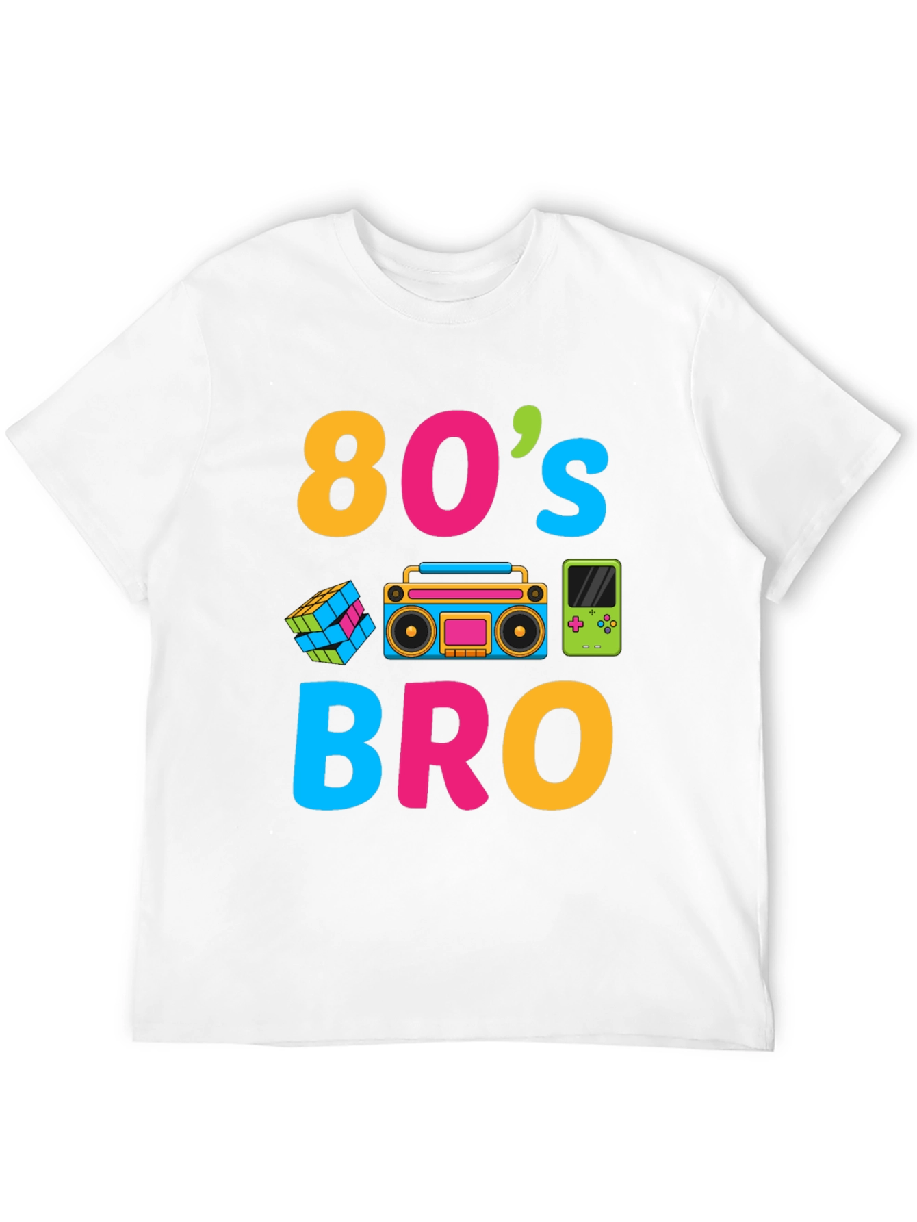 80s Bro Graphic Tee - Retro Style
