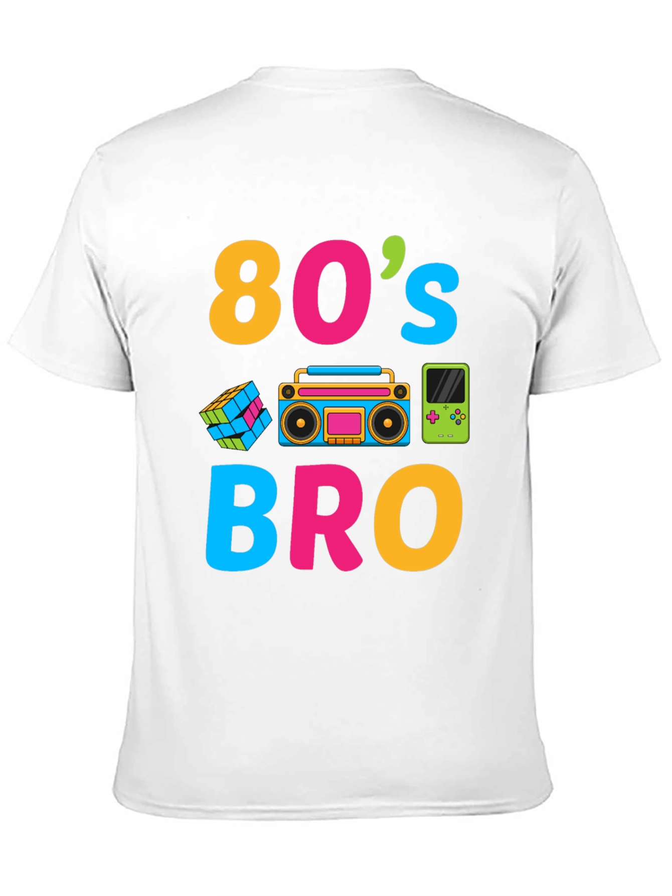 80s Bro Graphic Tee - Retro Style