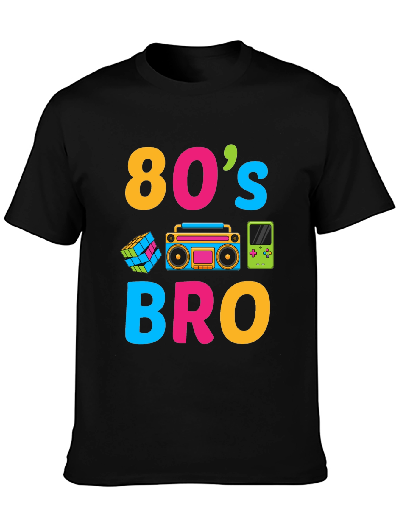 80s Bro Graphic Tee - Retro Style