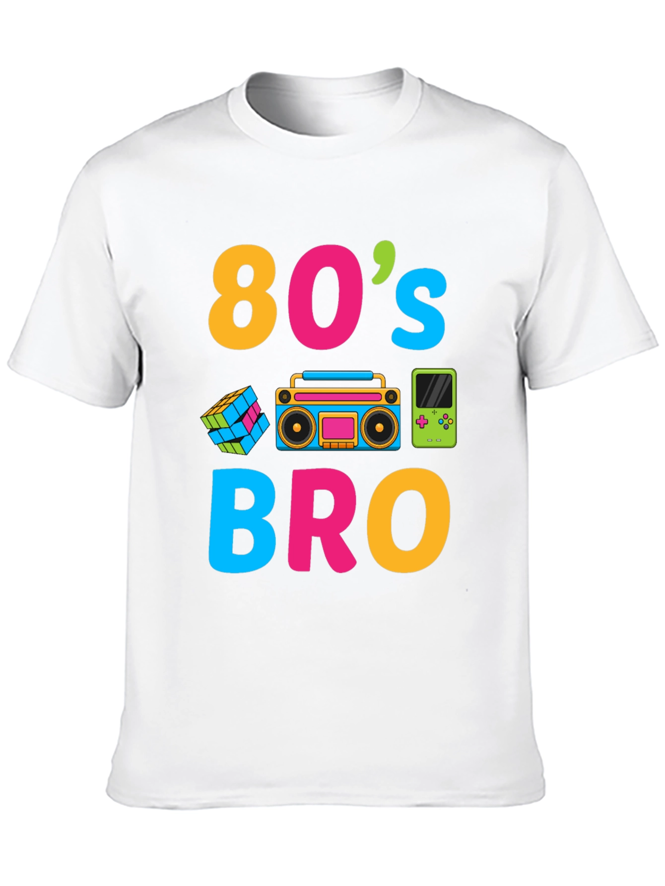 80s Bro Graphic Tee - Retro Style
