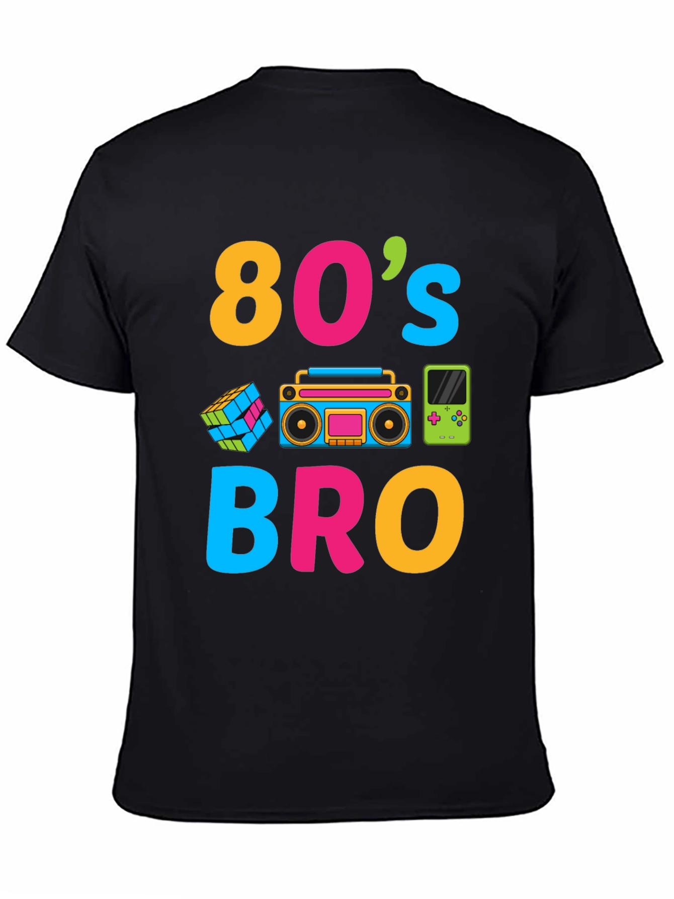 80s Bro Graphic Tee - Retro Style