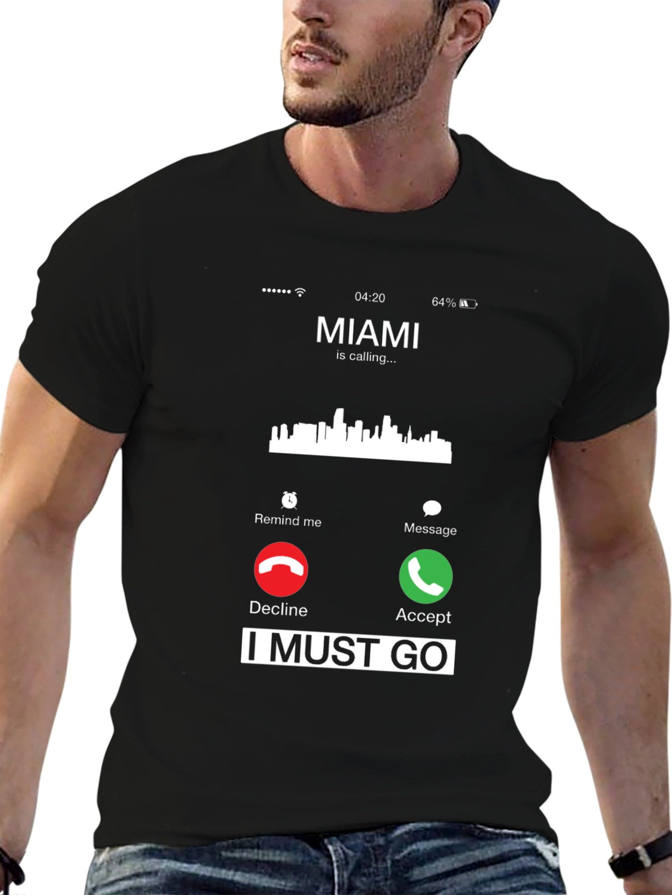 Miami Calling T-Shirt - I Must Go Tee
