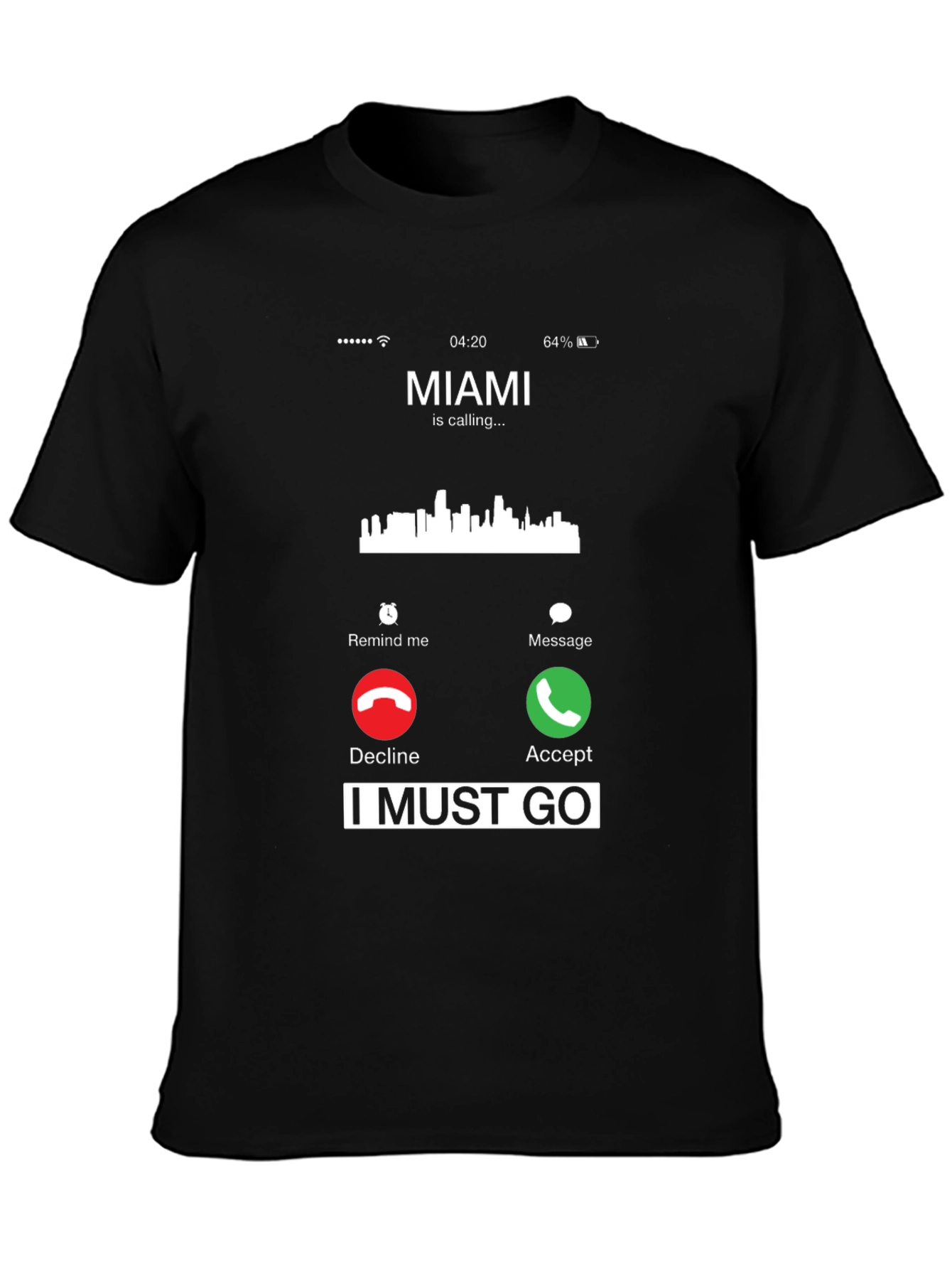 Miami Calling T-Shirt - I Must Go Tee