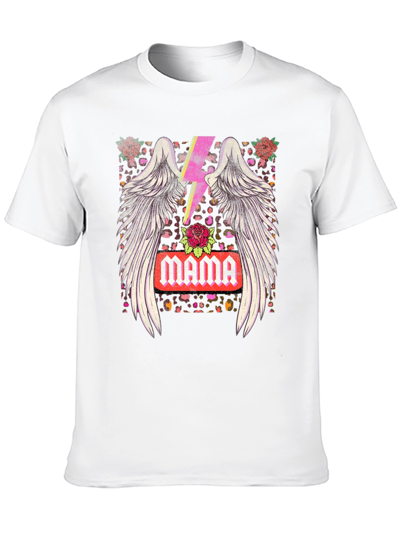 Mama Wings & Lightning Bolt Graphic Tee