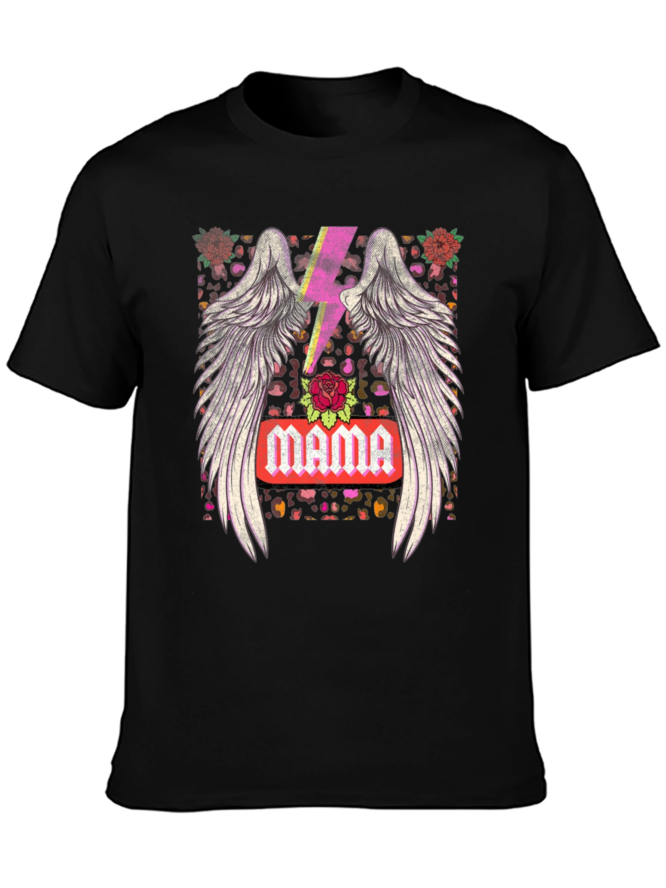 Mama Wings & Lightning Bolt Graphic Tee