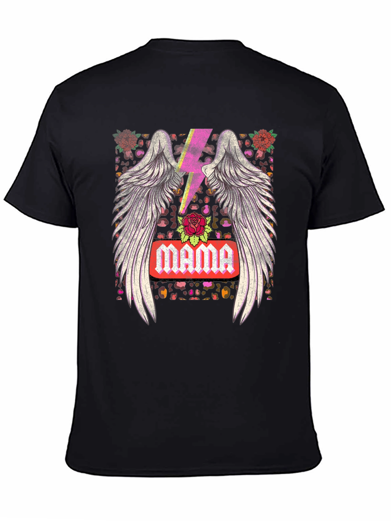 Mama Wings & Lightning Bolt Graphic Tee