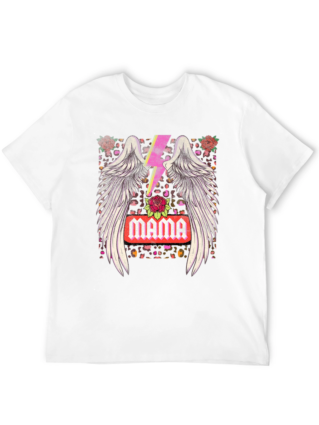 Mama Wings & Lightning Bolt Graphic Tee