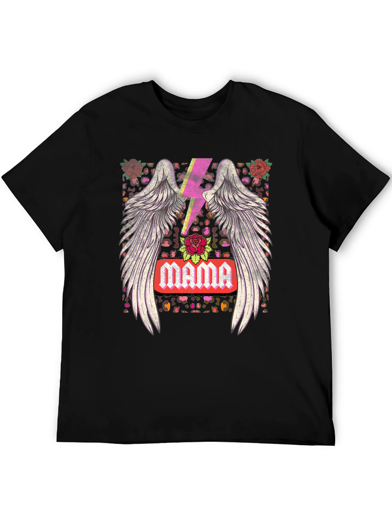 Mama Wings & Lightning Bolt Graphic Tee