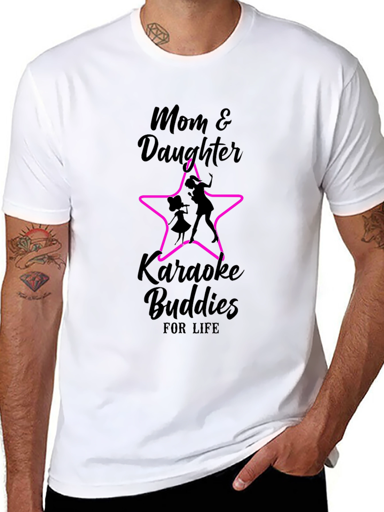 Mom & Daughter Karaoke Buddies T-Shirt