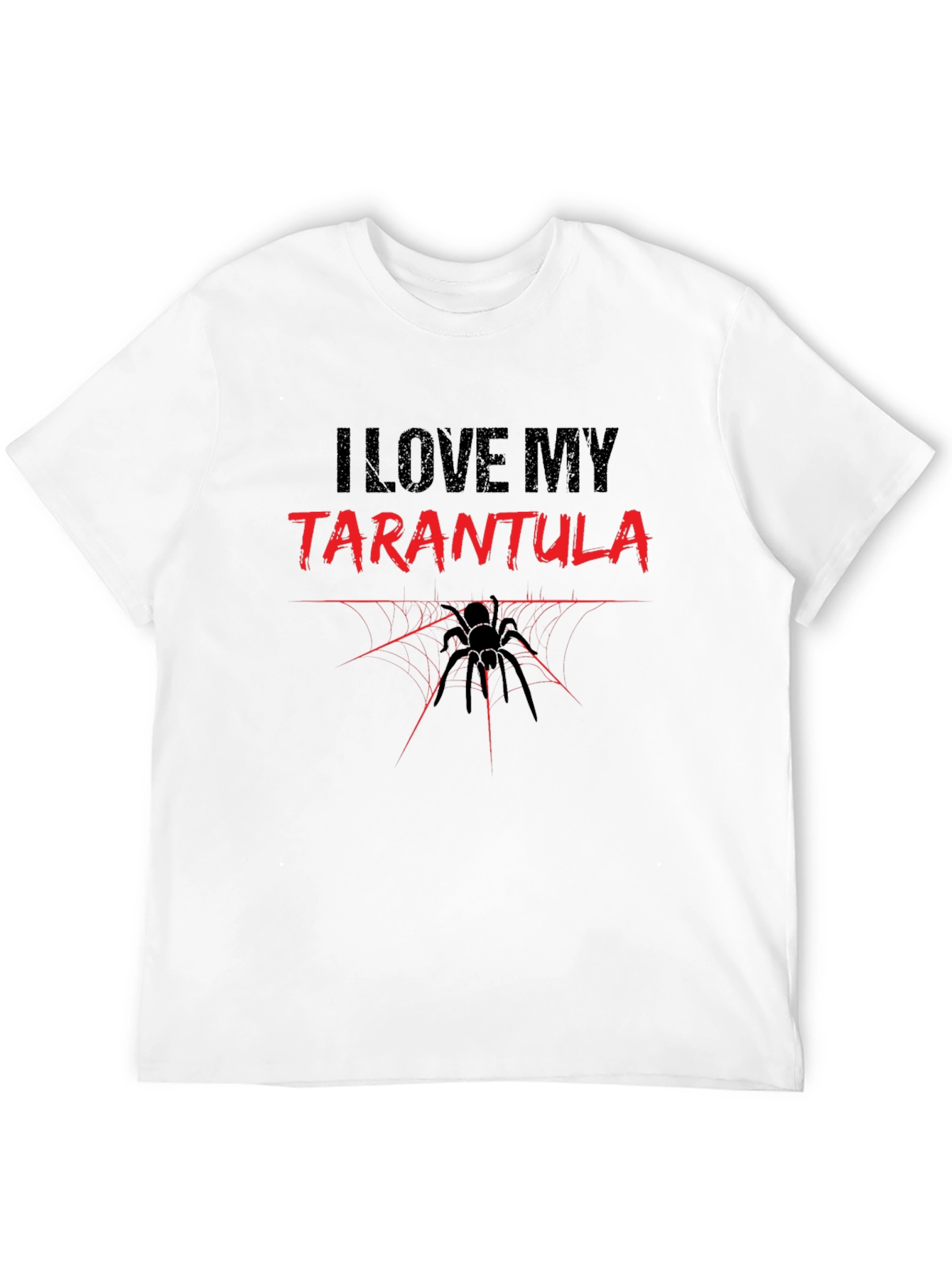 I Love My Tarantula Black Graphic Tee