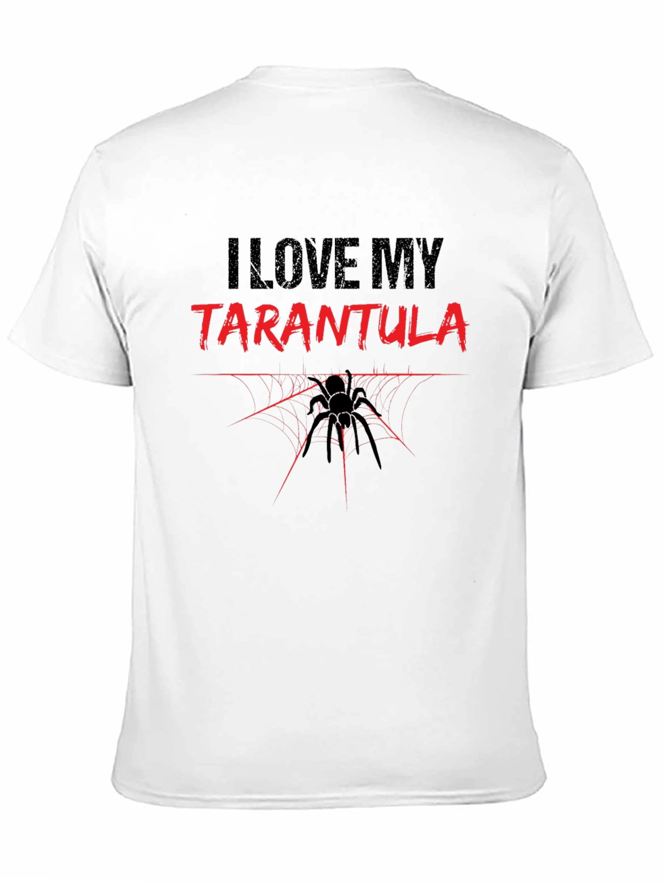 I Love My Tarantula Black Graphic Tee