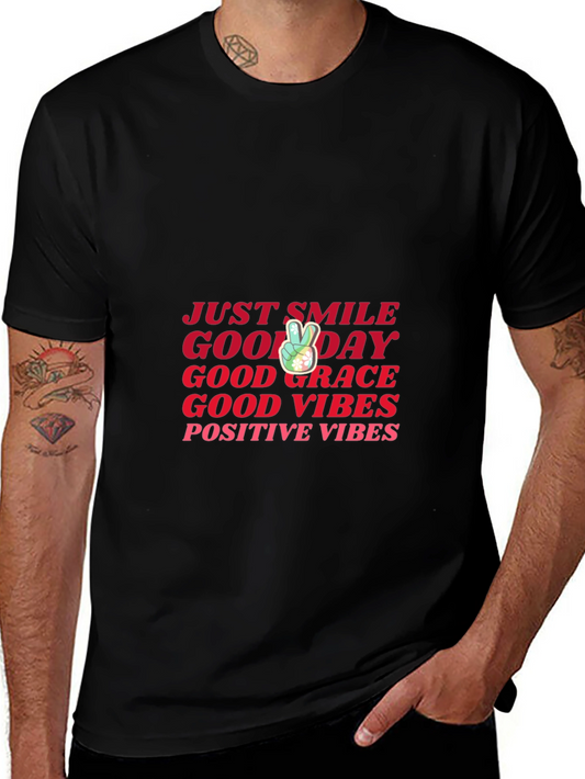 Good Vibes Graphic Tee - Black