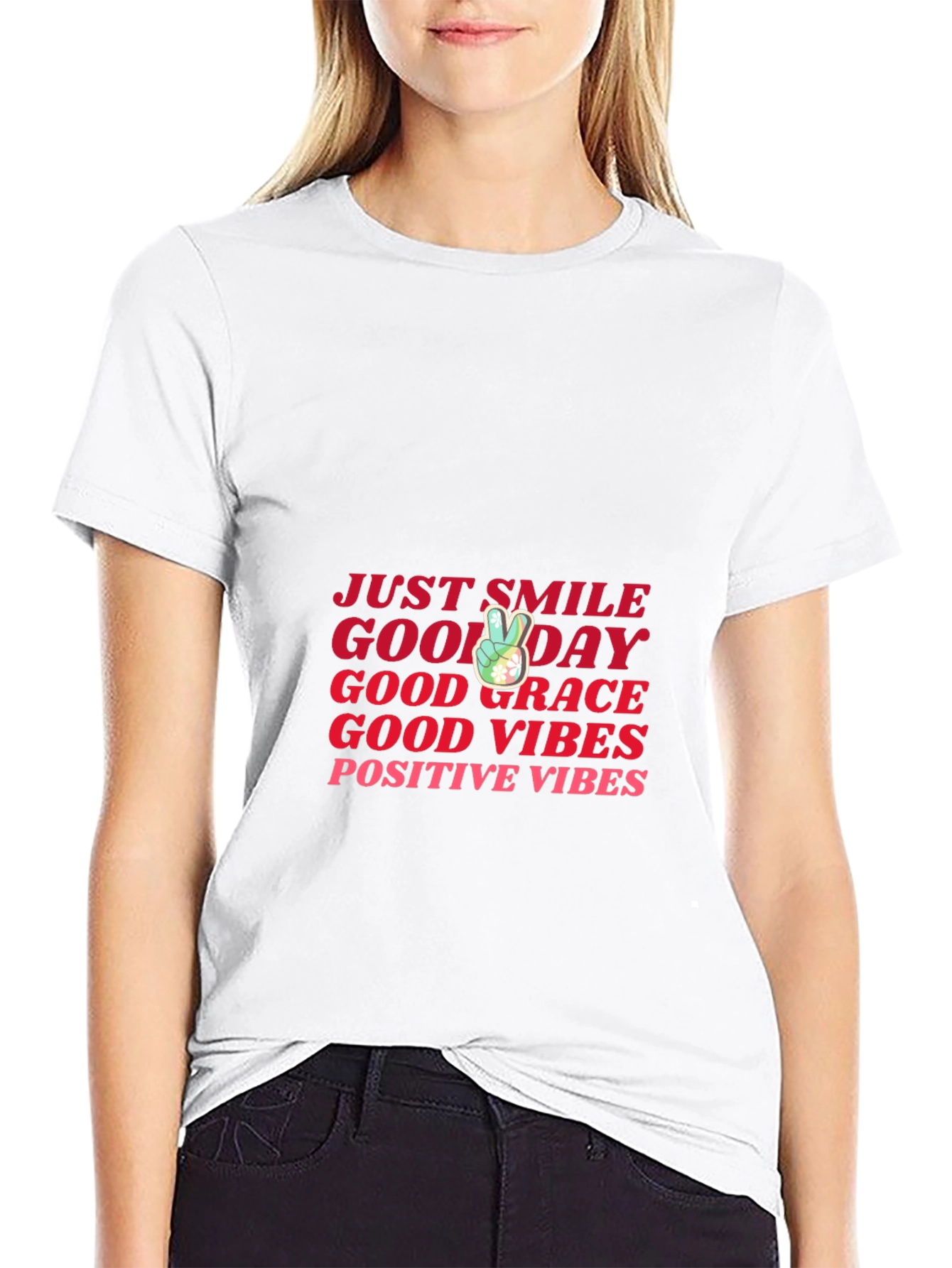 Good Vibes Graphic Tee - Black