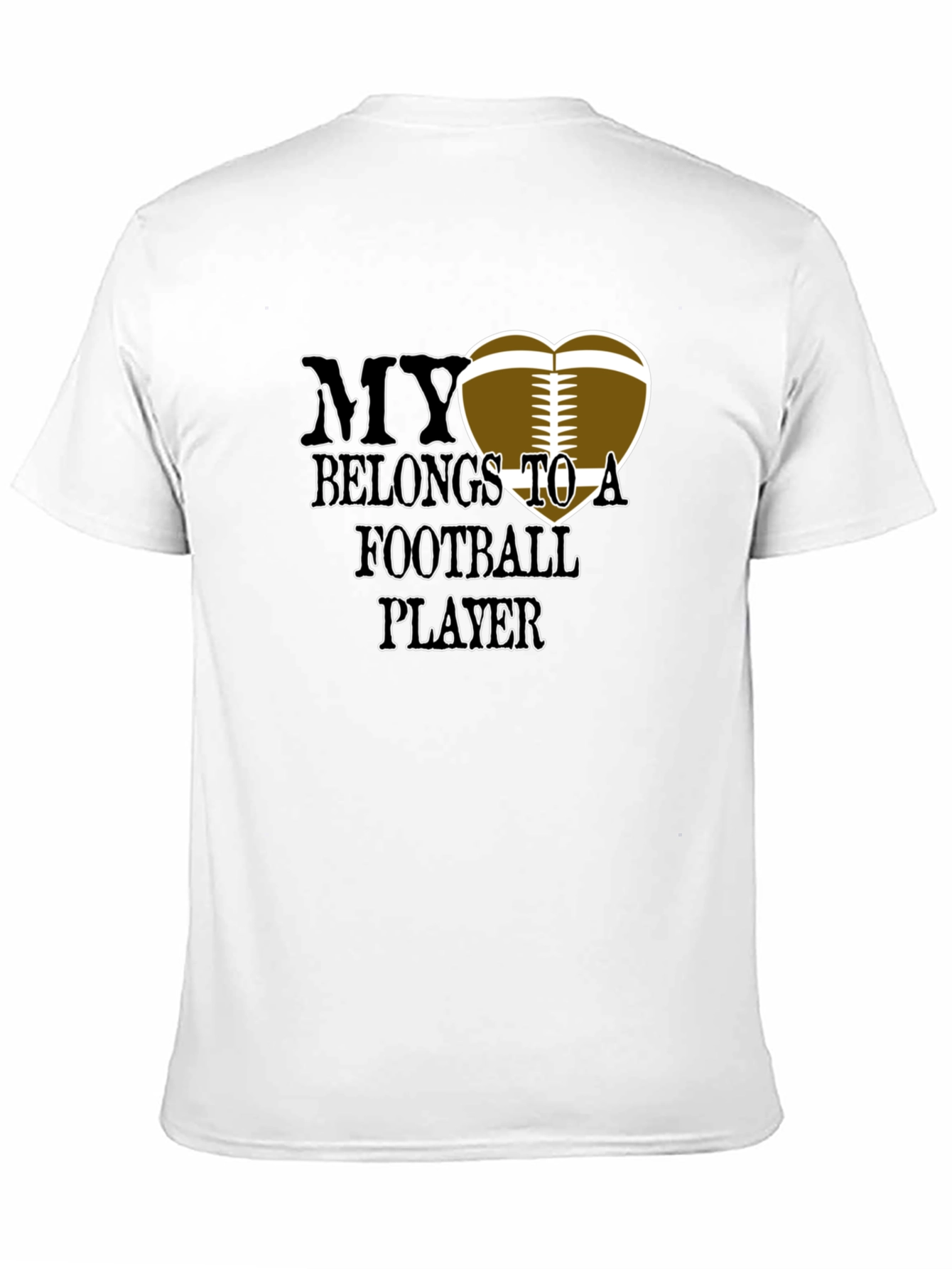 Football Player My Heart T-Shirt