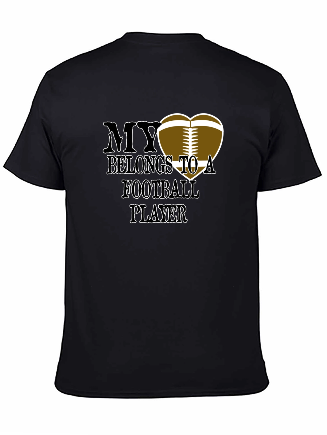 Football Player My Heart T-Shirt