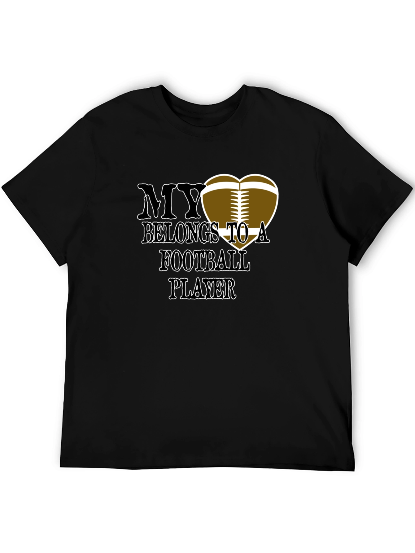 Football Player My Heart T-Shirt