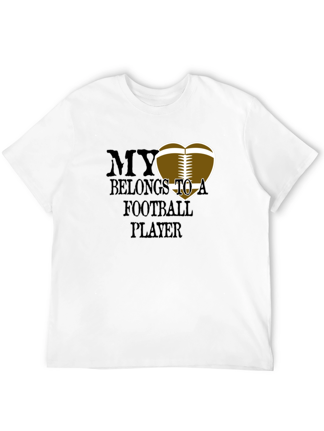 Football Player My Heart T-Shirt