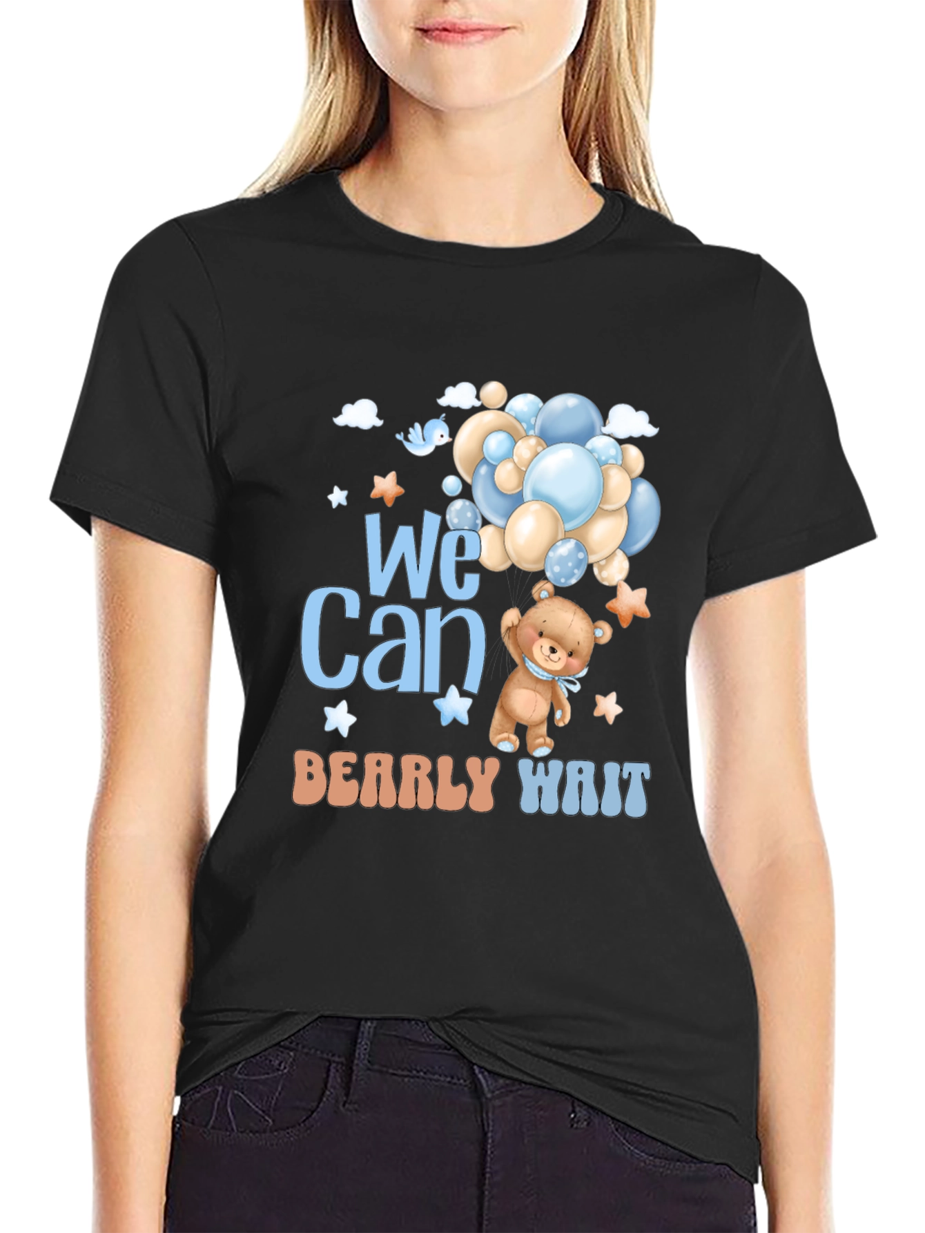 Baby Shower Bearly Wait T-Shirt