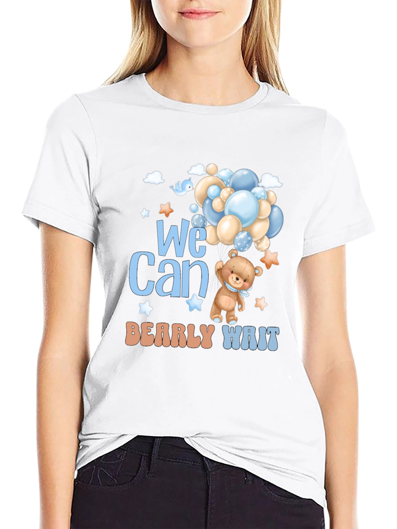 Baby Shower Bearly Wait T-Shirt