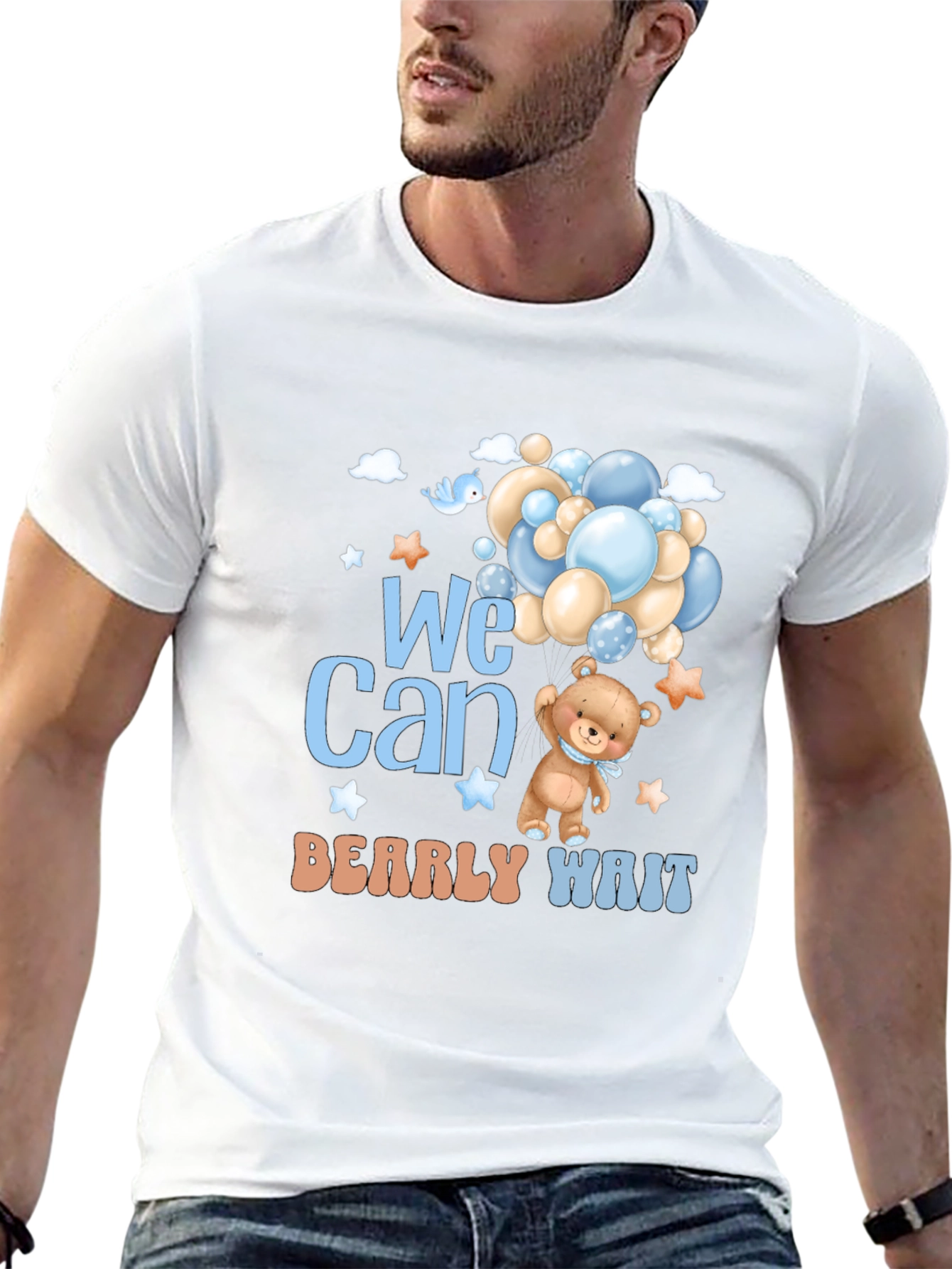 Baby Shower Bearly Wait T-Shirt