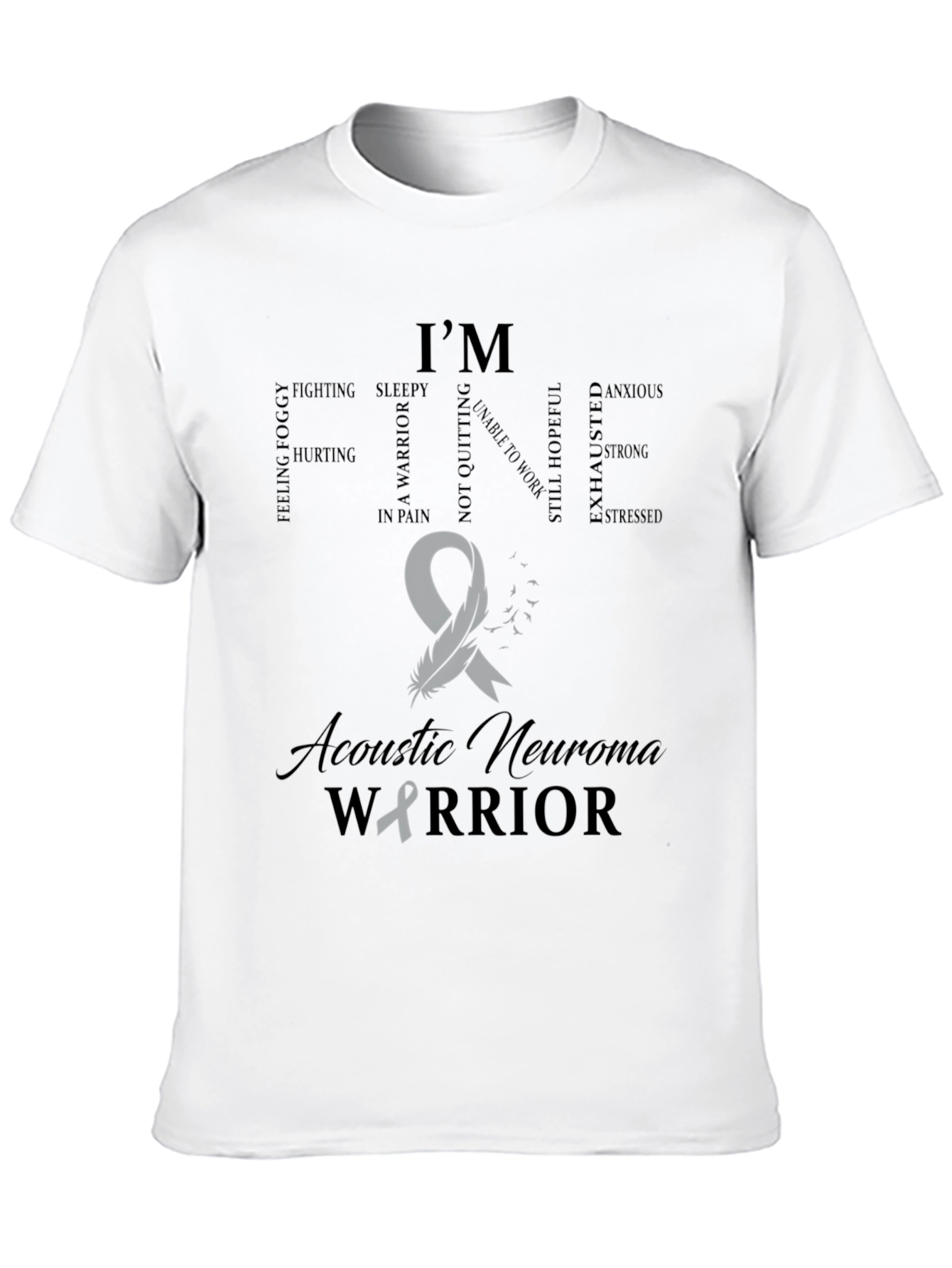 Acoustic Neuroma Warrior T-Shirt