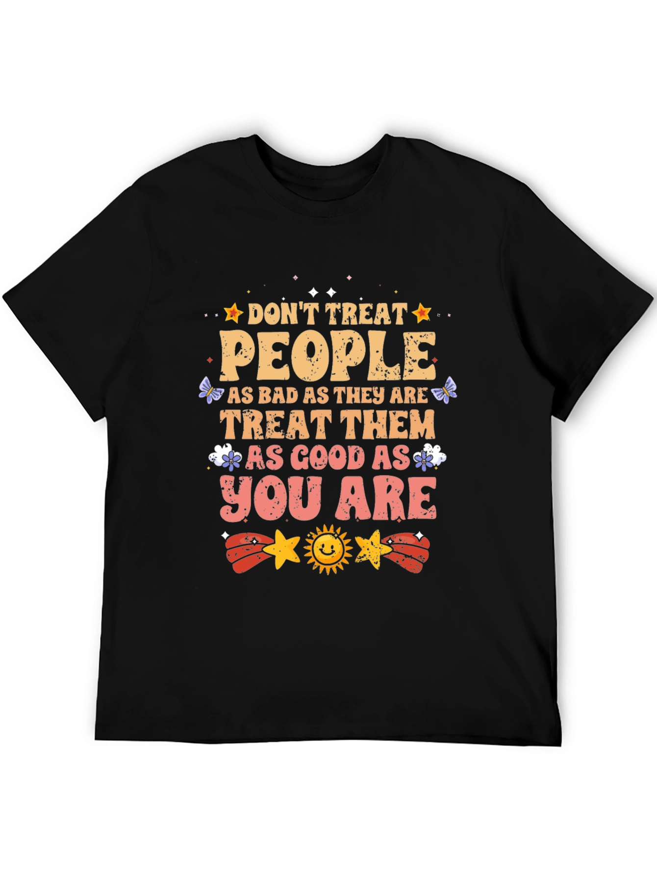 Inspirational Graphic T-Shirt - Treat People With Kindness