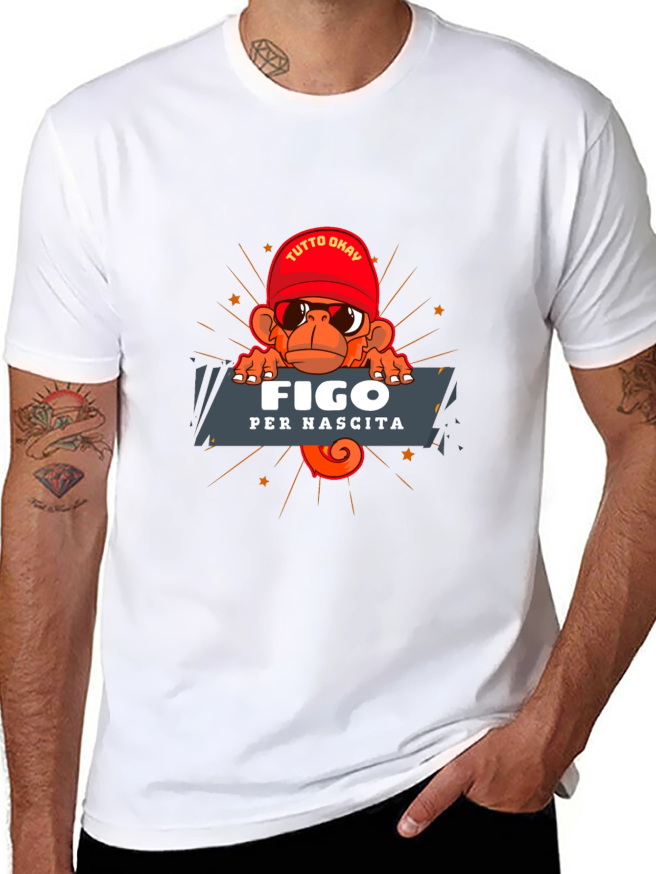 Cool Monkey FIGO Graphic T-Shirt