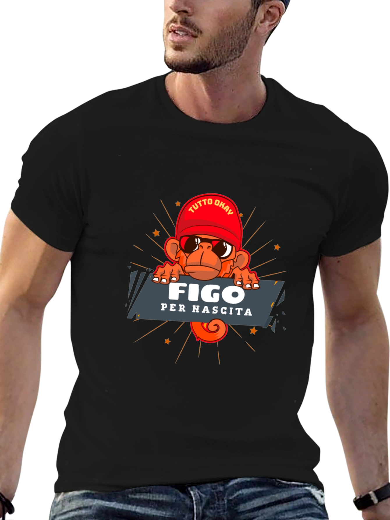 Cool Monkey FIGO Graphic T-Shirt