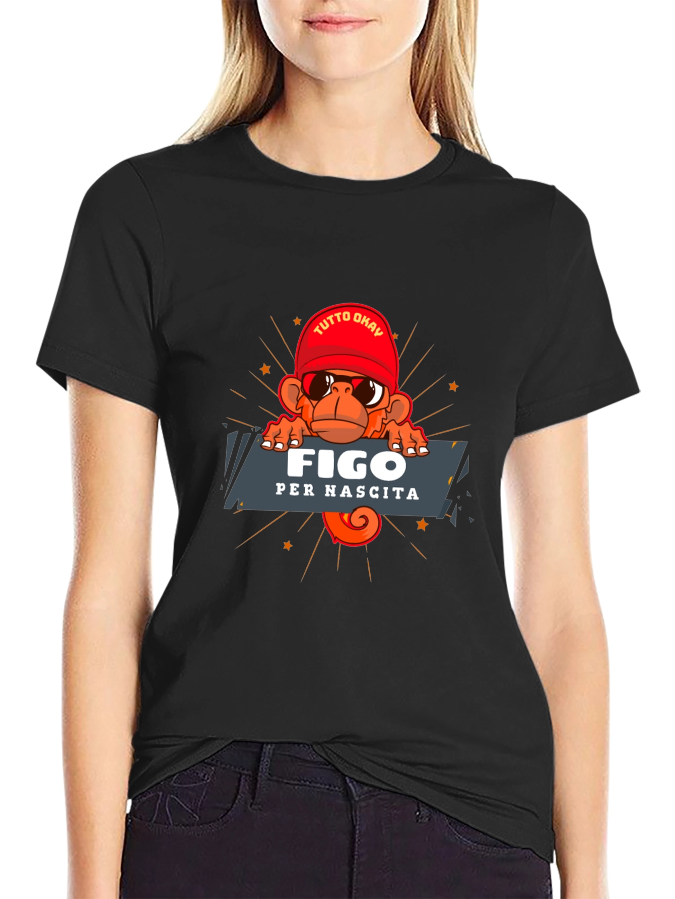 Cool Monkey FIGO Graphic T-Shirt