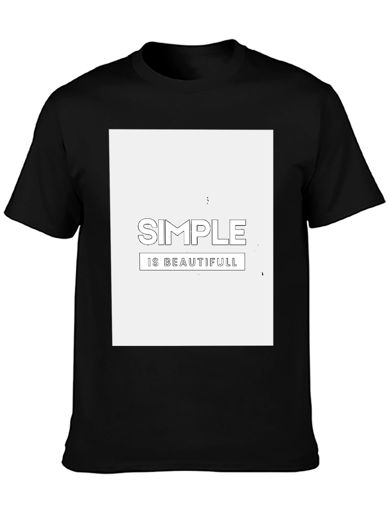 Simple is Beautiful Graphic Tee