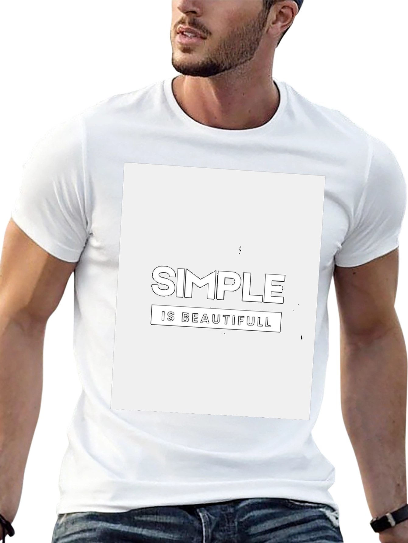 Simple is Beautiful Graphic Tee