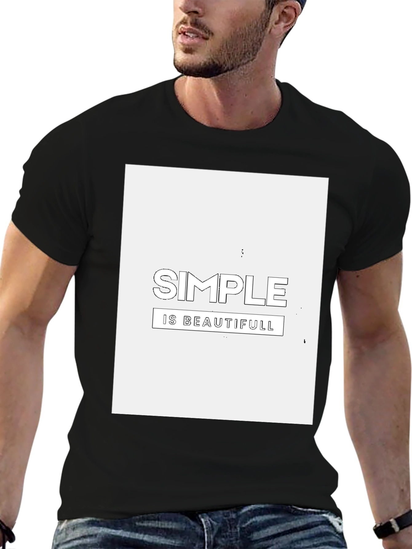 Simple is Beautiful Graphic Tee
