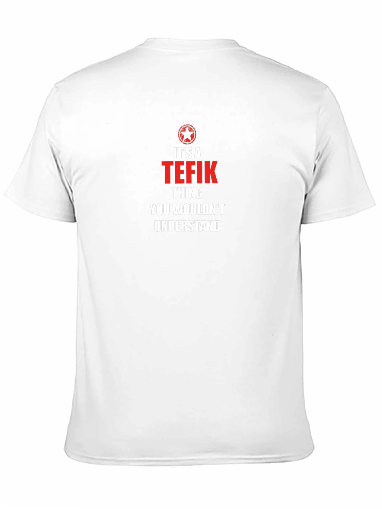 Tefik Thing You Wouldnt Understand Black T-Shirt