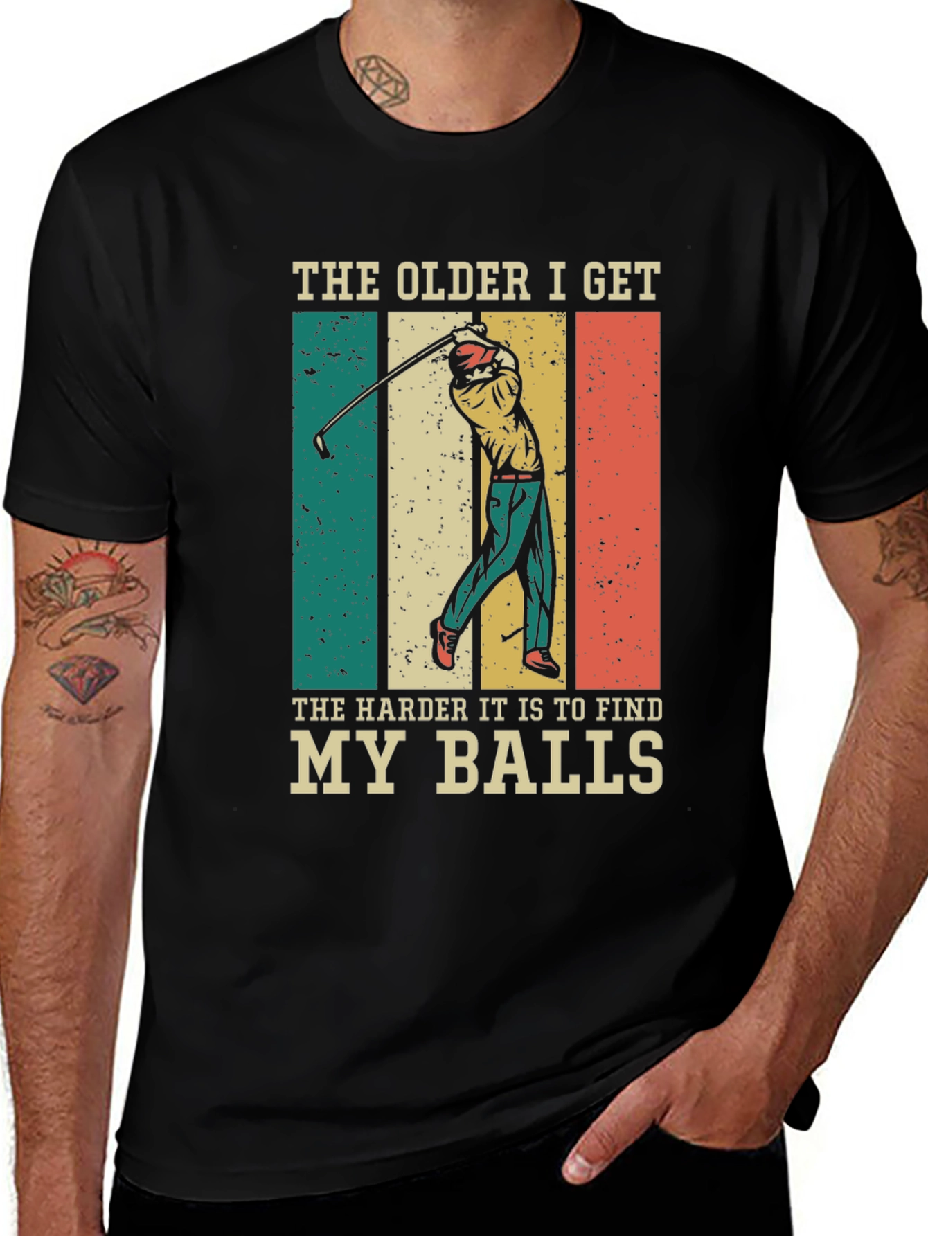 Funny Golf T-Shirt: The Older I Get