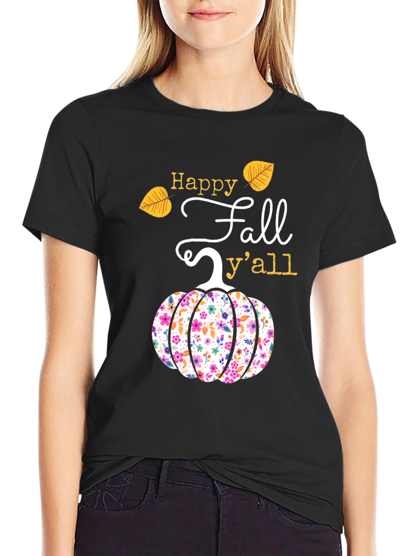 Happy Fall Yall Pumpkin T-Shirt