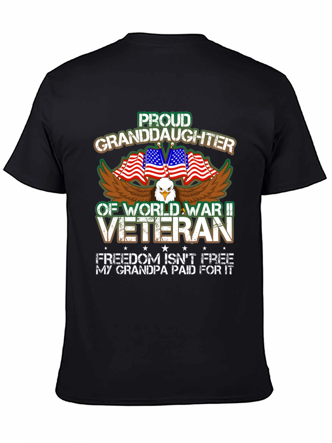 Proud Granddaughter of WWII Veteran T-Shirt