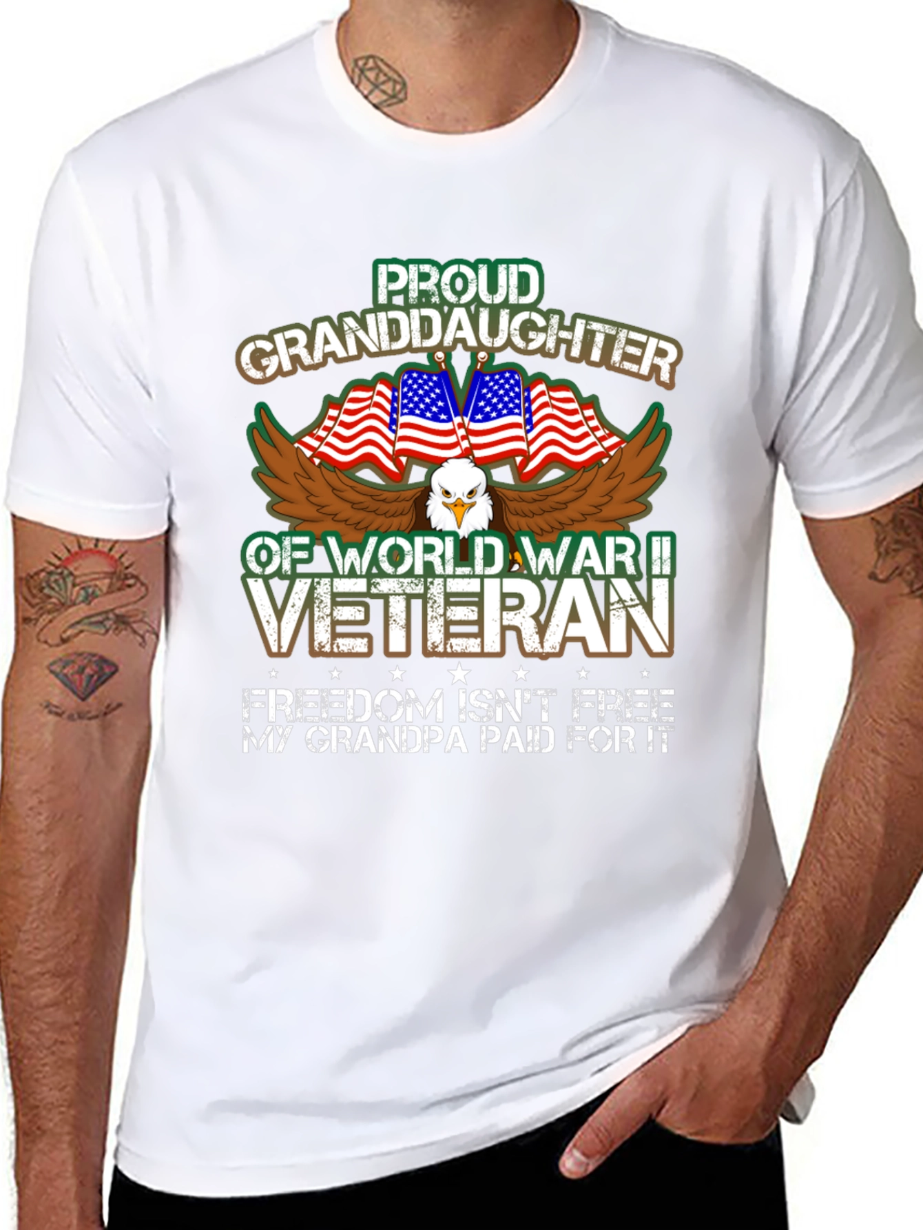 Proud Granddaughter of WWII Veteran T-Shirt