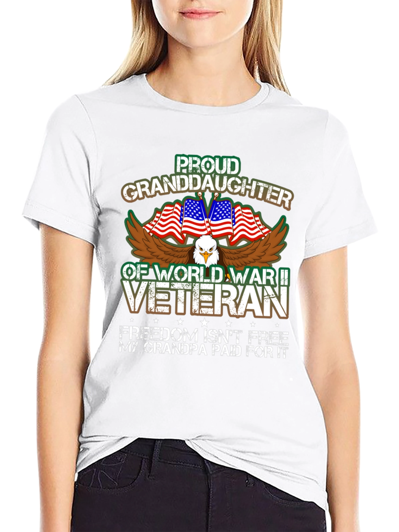 Proud Granddaughter of WWII Veteran T-Shirt