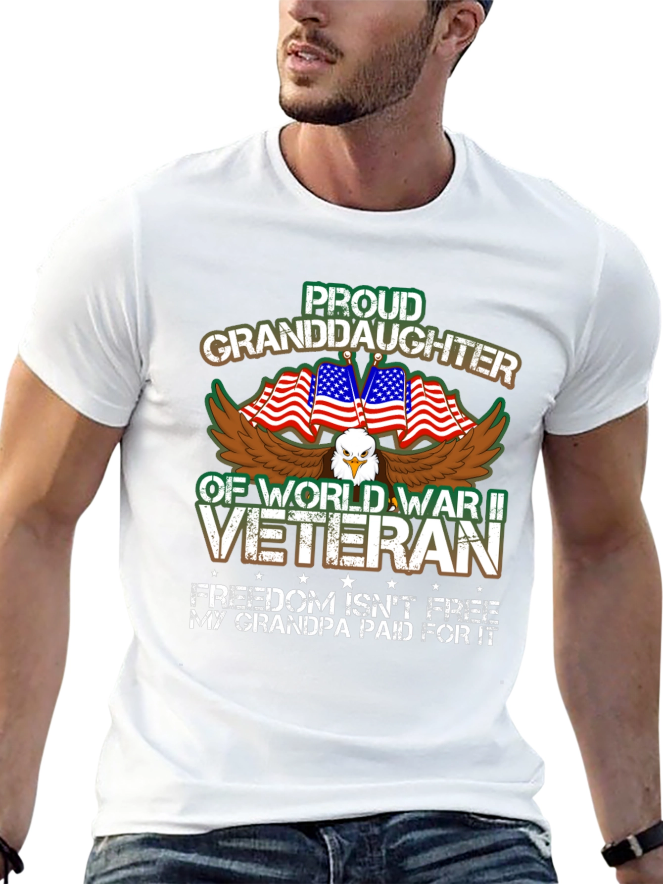 Proud Granddaughter of WWII Veteran T-Shirt