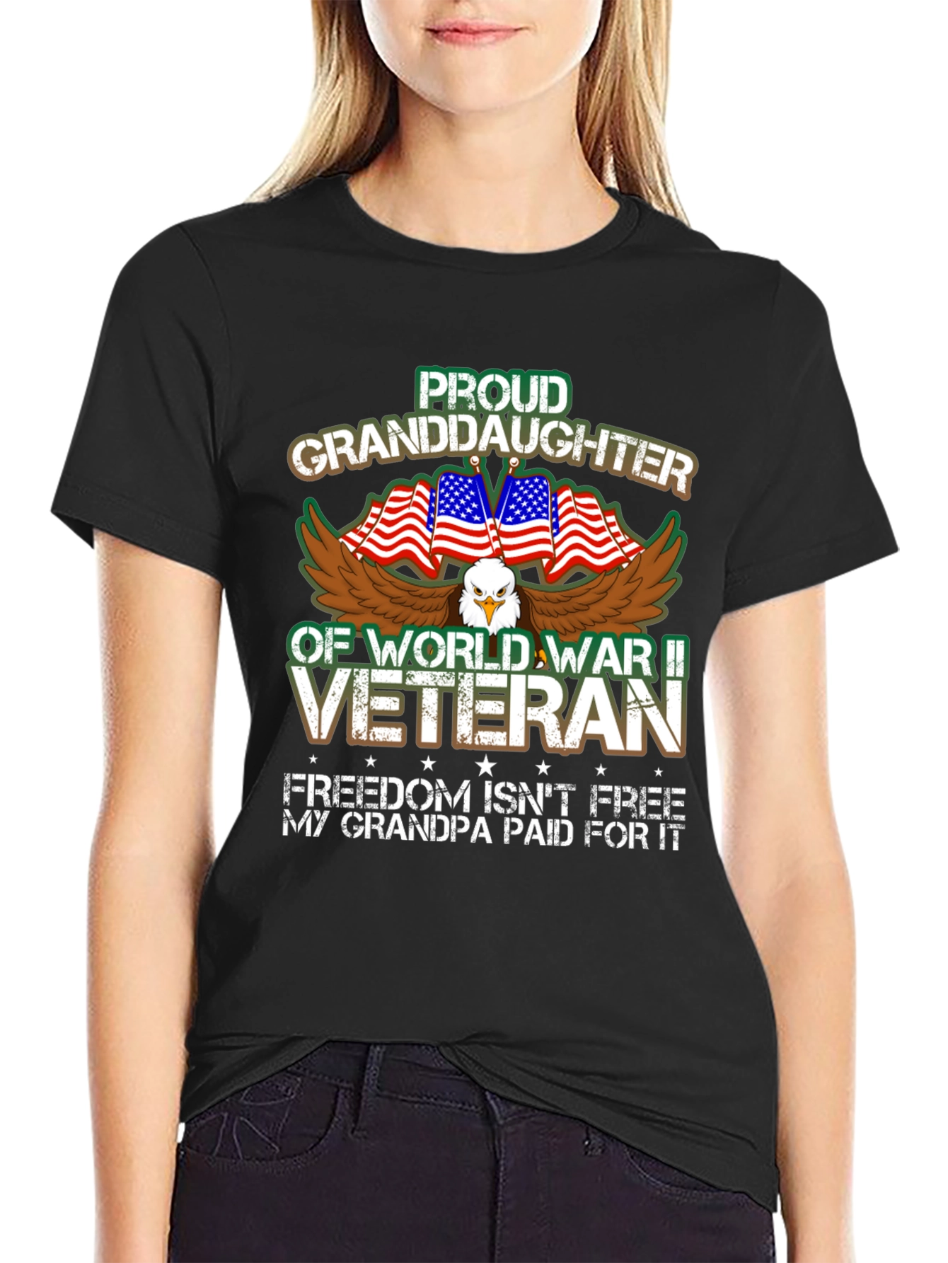 Proud Granddaughter of WWII Veteran T-Shirt