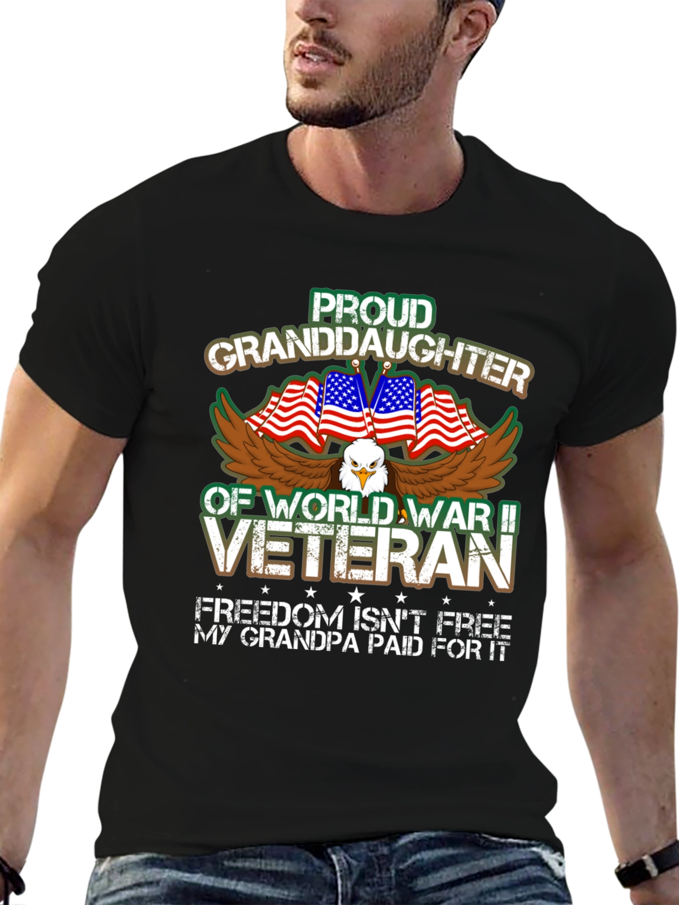 Proud Granddaughter of WWII Veteran T-Shirt